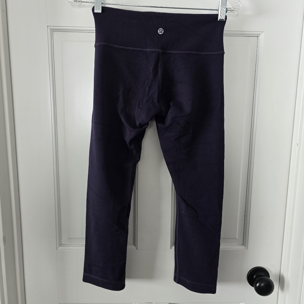 lululemon athletica Kids Black/Plum Reverible Leggings